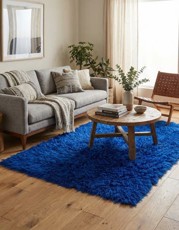 4' x 6' Hand Knotted Moroccan Wool Rug