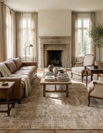7' 8 x 11' Hand Knotted Ultra Vintage Persian Wool Rug