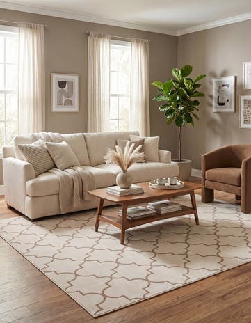Jill Zarin 7' 10 x 7' 10 Uptown Lincoln Center Square Rug
