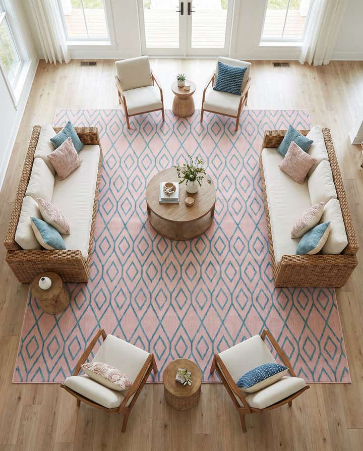 10' 8 x 10' 8 Easy-Clean Jill Zarin Turks and Caicos Indoor / Outdoor Square Rug