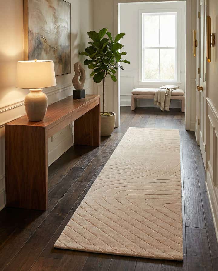 2' 7 x 9' 10 Hand Knotted Darya Wool Runner Rug