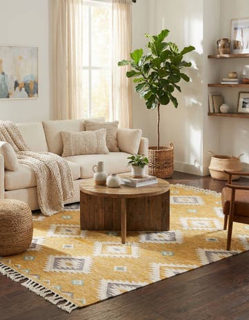 9' x 12' 2 Hand Woven Arizona Wool Rug