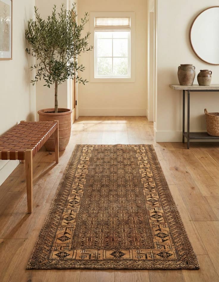 Detail image of 3' 1 x 6' 8 Hamedan Runner Rug