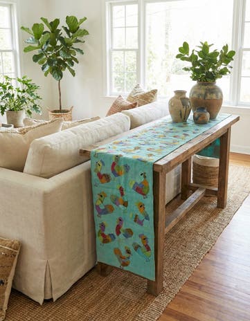 2' 4 x 9' 3 Hand Woven Kilim Suzani Wool Runner Rug