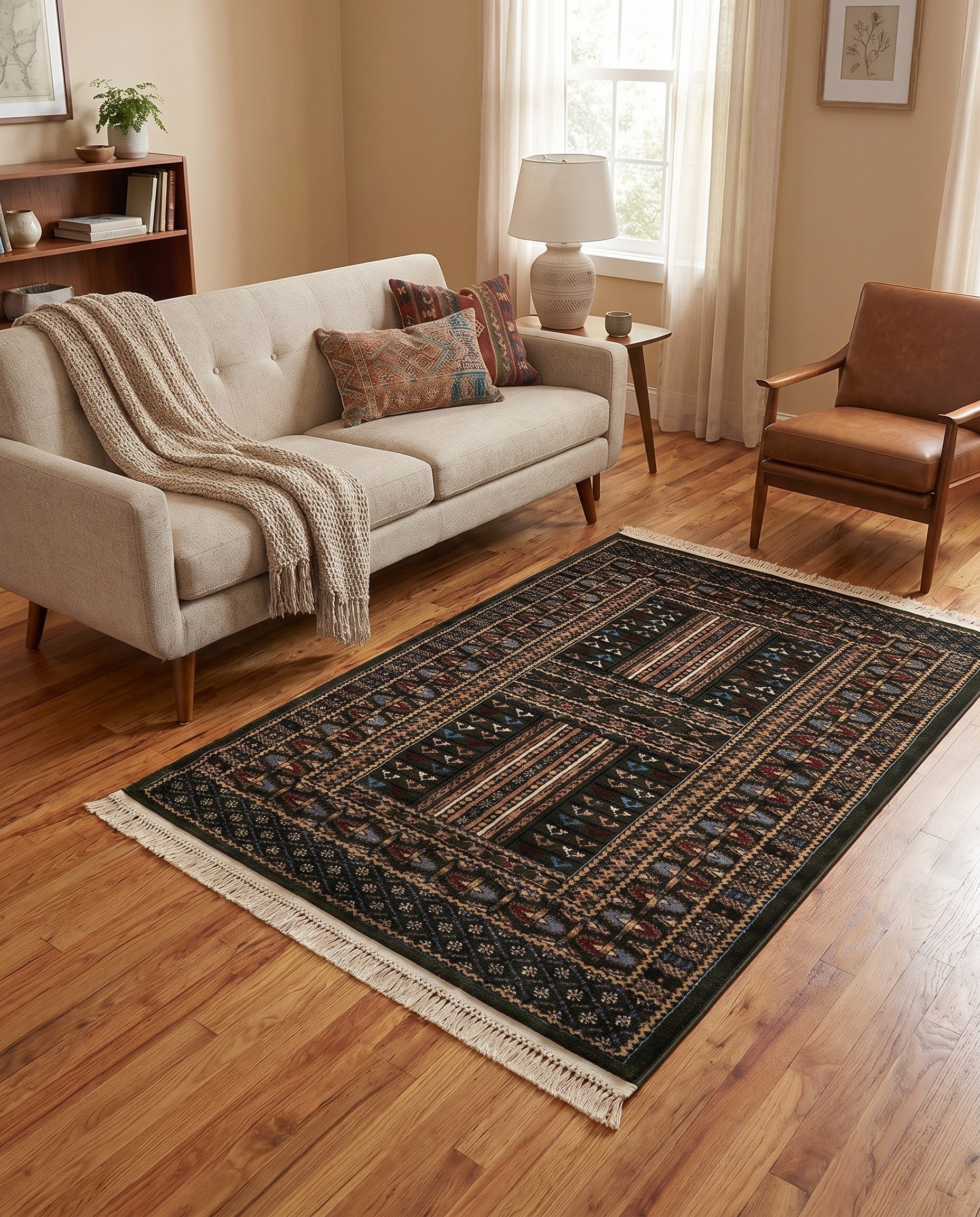 4' x 6' Bokhara Rug