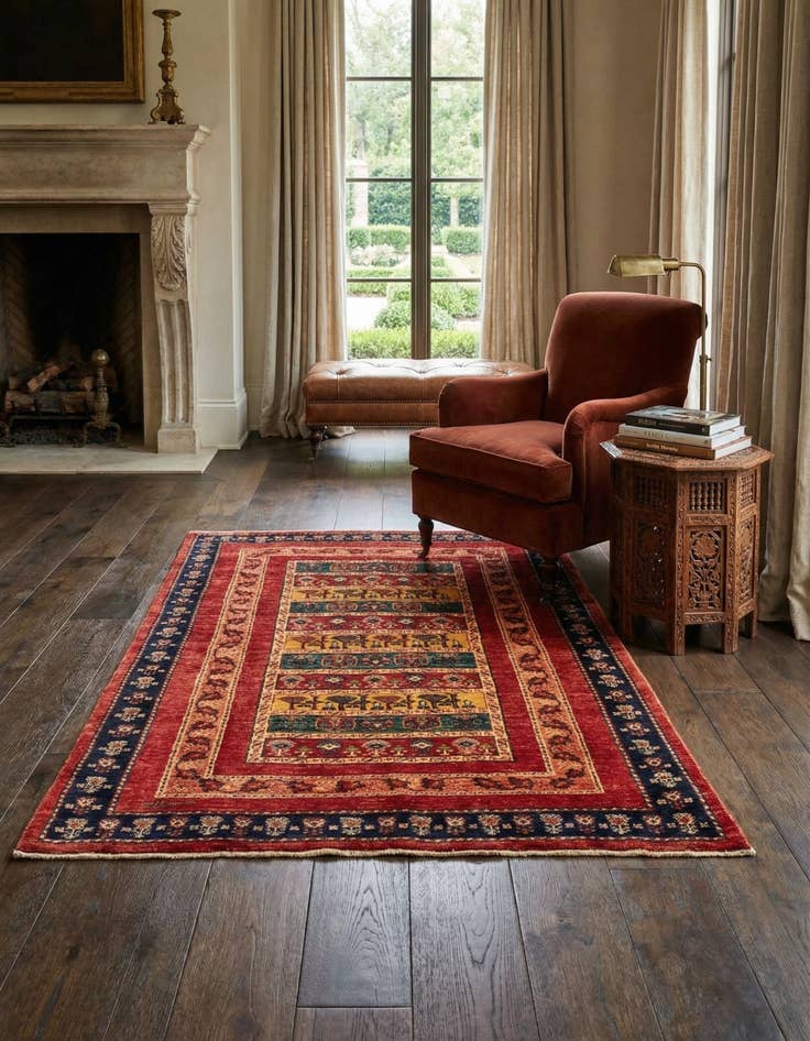 Detail image of 3' 7 x 5' 3 Kashkuli Rug