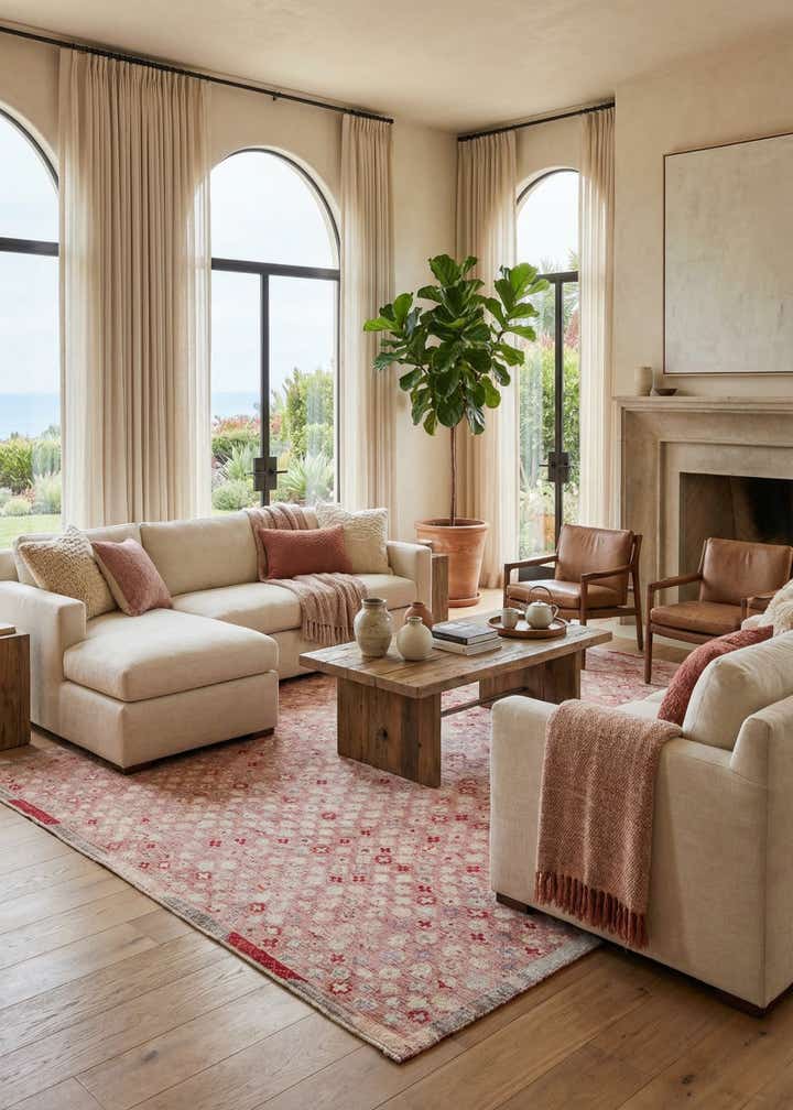 10' 8 x 14' 2 Hand Knotted Darya Wool Rug