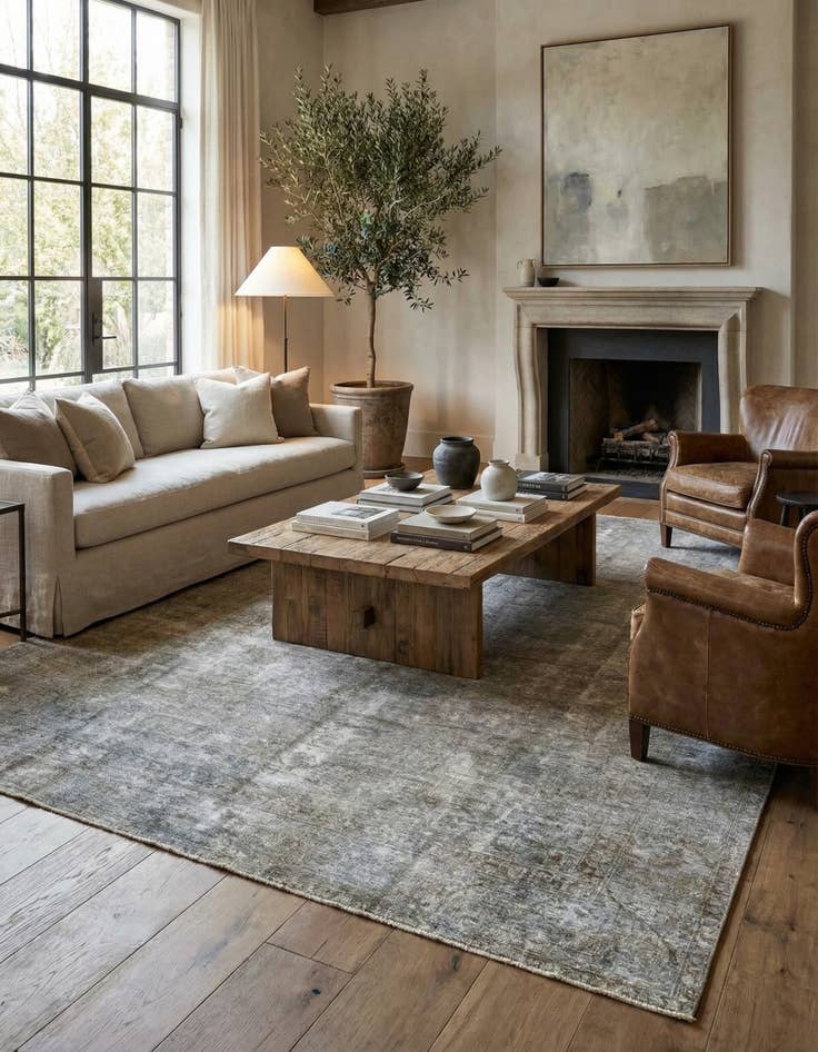 Detail image of 8' 2 x 11' 4  Hand Knotted Ultra Vintage Persian Wool Rug