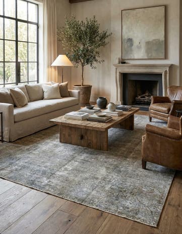 8' 2 x 11' 4 Hand Knotted Ultra Vintage Persian Wool Rug