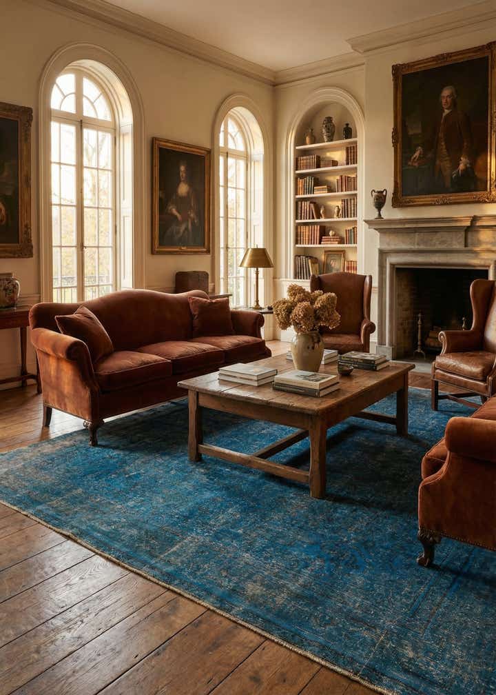 9' 7 x 12' 5 Hand Knotted Ultra Vintage Persian Wool Rug