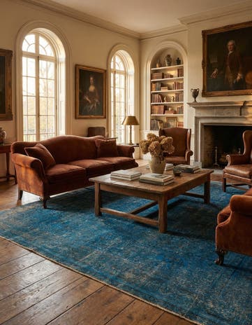 9' 7 x 12' 5 Hand Knotted Ultra Vintage Persian Wool Rug