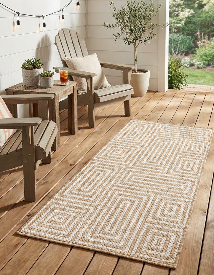 2' x 4' Easy-Clean Modern Indoor / Outdoor...