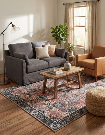 3' 6 x 5' 6 Washable Timeless Rug