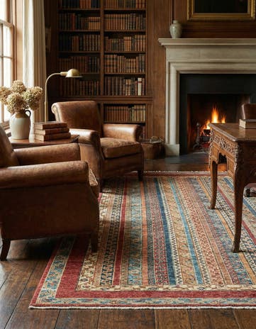 5' x 6' 6 Hand Knotted Ariana Ziegler Rug