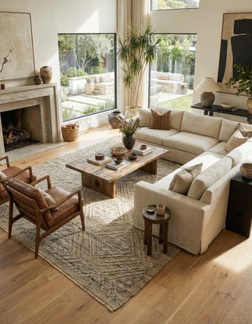 9' 1 x 12' 3 Hand Knotted Darya Wool Rug