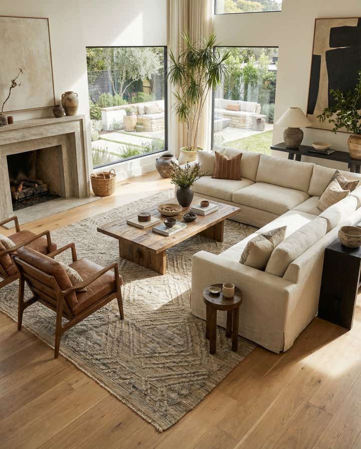 9' 1 x 12' 3 Hand Knotted Darya Wool Rug