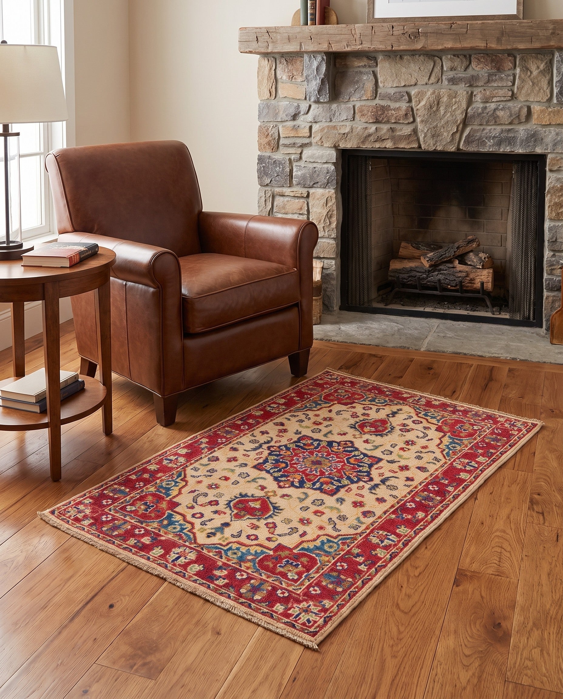 2' 9 x 4' 1 Hand Knotted Kazak Rug