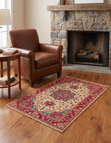 2' 9 x 4' 1 Hand Knotted Kazak Rug
