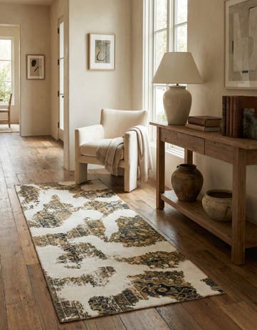 3' x 7' Hand Knotted Ultra Vintage Persian Wool Runner Rug