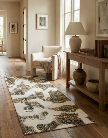 3' x 7' Hand Knotted Ultra Vintage Persian Wool Runner Rug