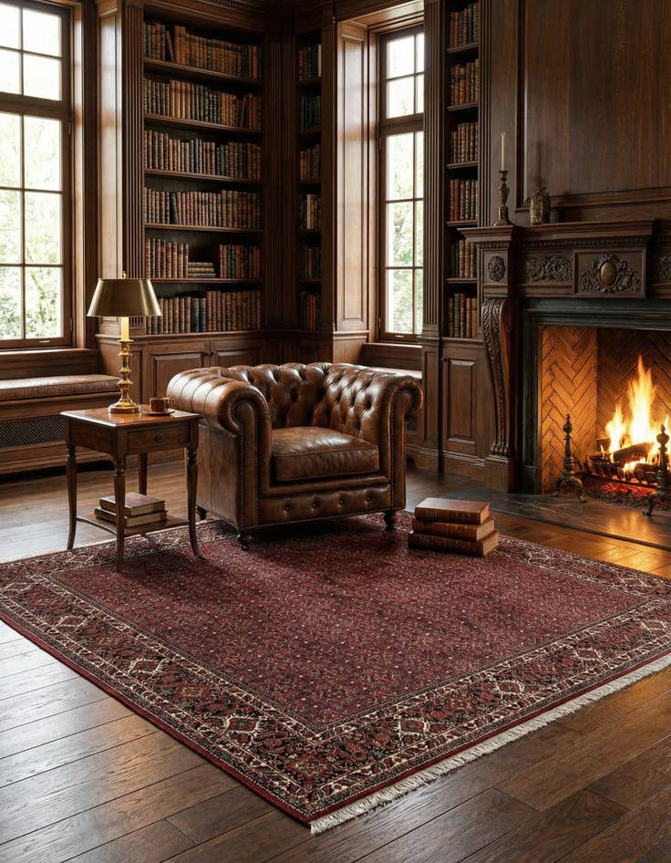 Detail image of 8' 4 x 8' 4 Bidjar Wool Square Rug