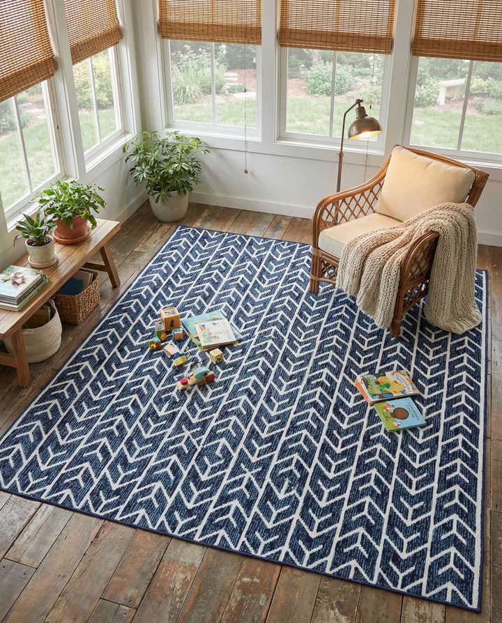 8' x 11' Easy-Clean Sabrina Soto Aston Indoor / Outdoor Rug