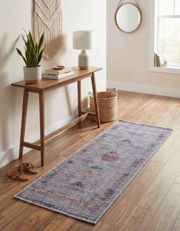 Sandy and Ivory Washable Sisu Runner Rug