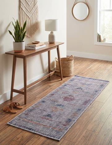 Sandy and Ivory Washable Sisu Runner Rug
