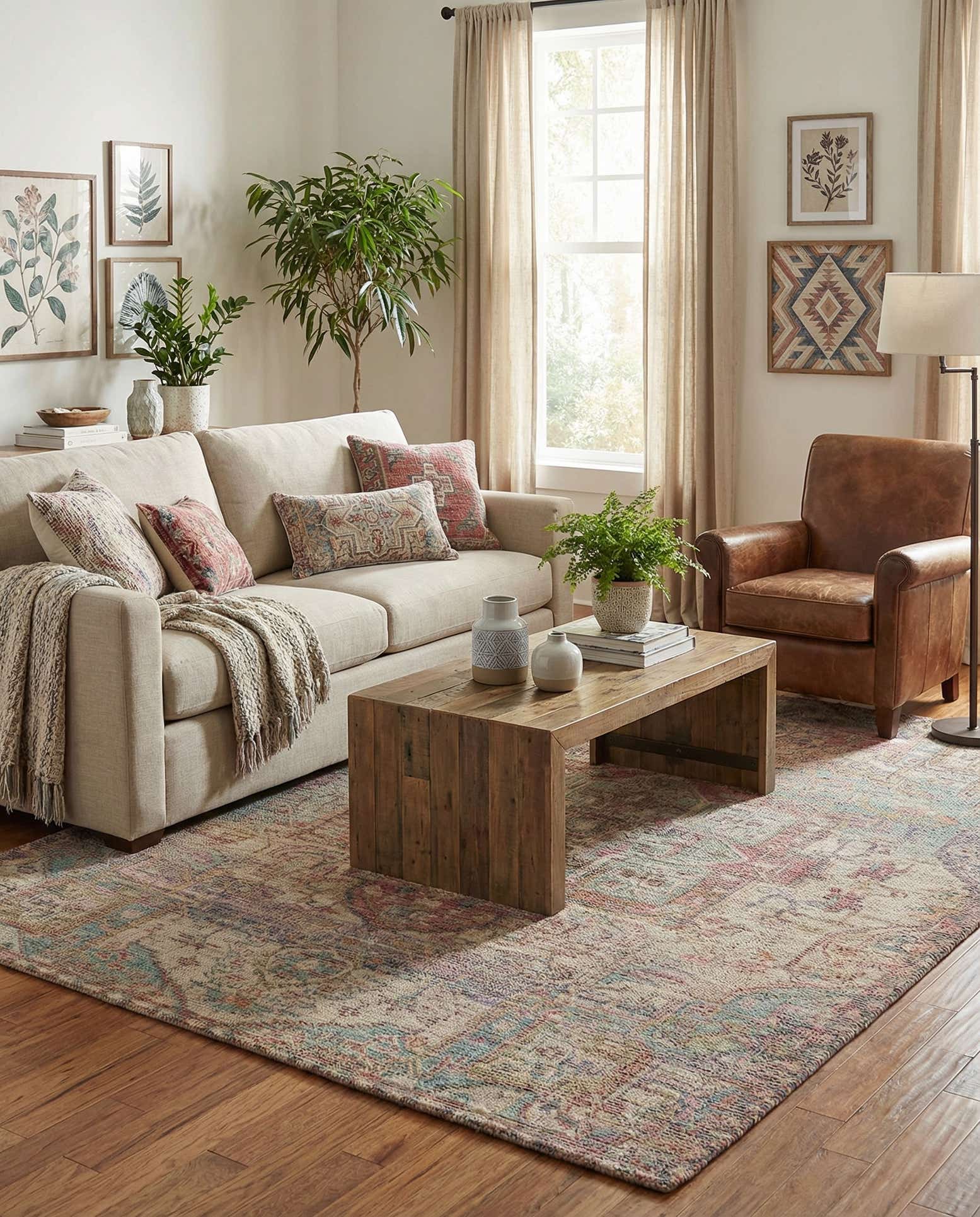7' 10 x 10' Chenille Jute Rug