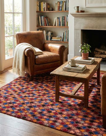 5' 1 x 6' 9 Hand Knotted Balouch Wool Rug