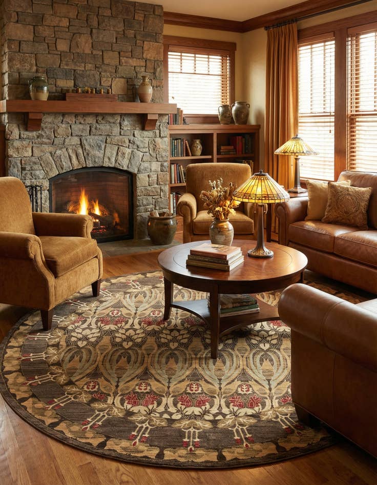 Detail image of 10' x 10' Kensington Round Rug