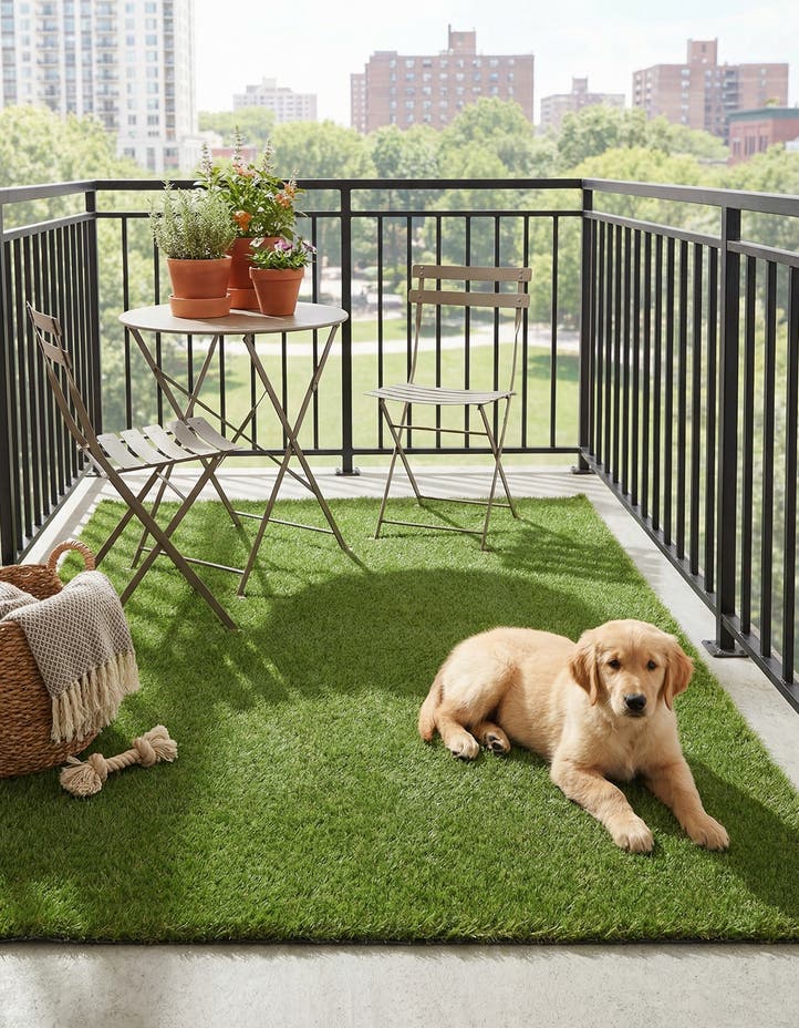 4' x 6' Easy-Clean Grass Indoor / Outdoor ...