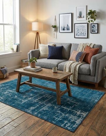 Blue Valencia Rug