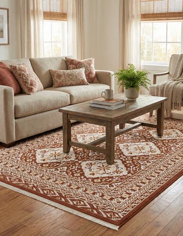 5' 2 x 7' 9 Nain Design Rug