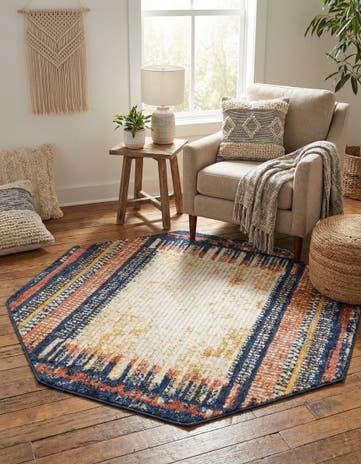 5' 3 x 5' 3 Tagine Octagon Rug