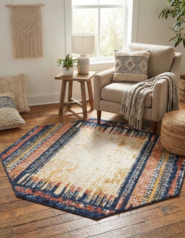 5' 3 x 5' 3 Tagine Octagon Rug