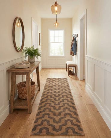  2' 7 x 9' 10 Chevron Runner Rug