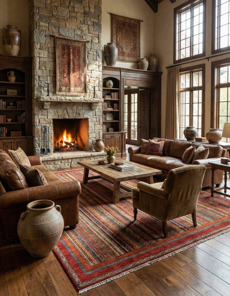 Detail image of 11' 9 x 14' 7 Torkman Wool Rug