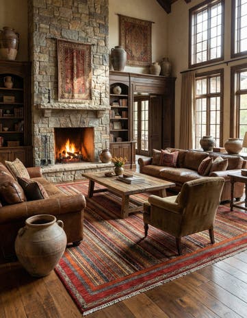 11' 9 x 14' 7 Torkman Wool Rug