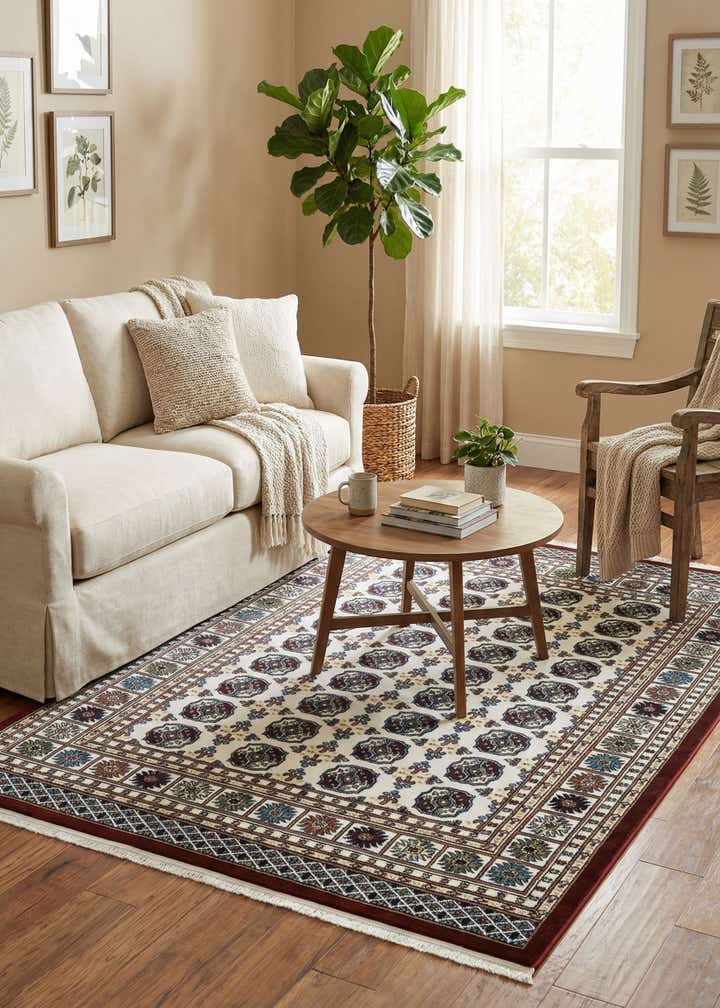 4' x 6' Nain Design Rug