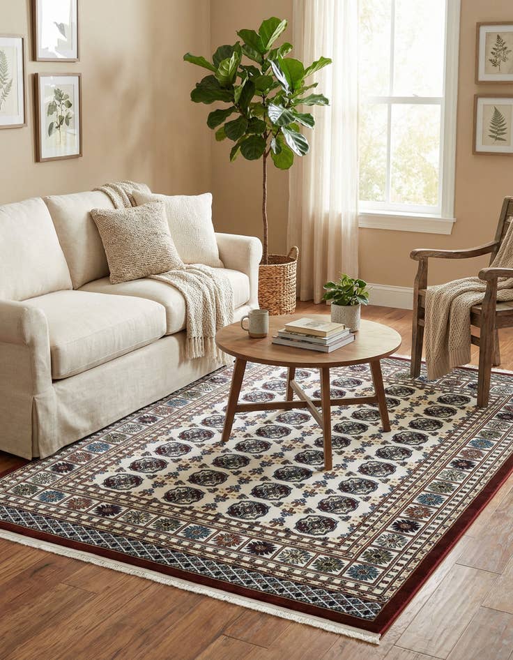 Detail image of  4' x 6' Nain Design Rug