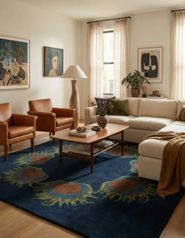 7' 7 x 7' 7 Luna Wool Square Rug