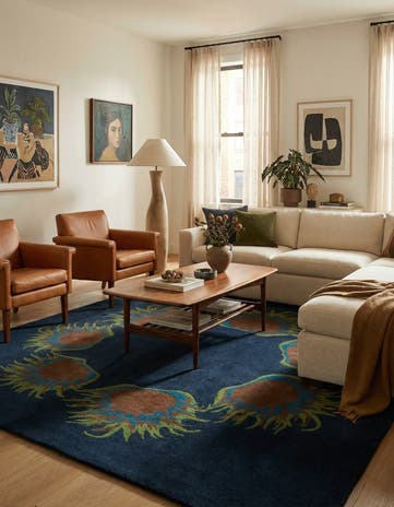 7' 7 x 7' 7 Luna Wool Square Rug
