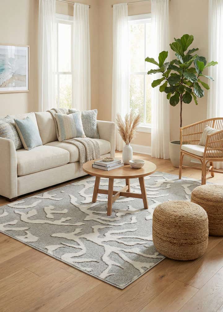 6' x 9' Easy-Clean Sabrina Soto Indoor / Outdoor Rug