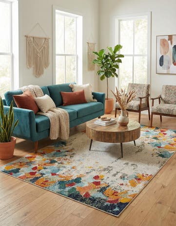 5' x 8' Washable Theia Rug