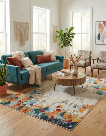 5' x 8' Washable Theia Rug