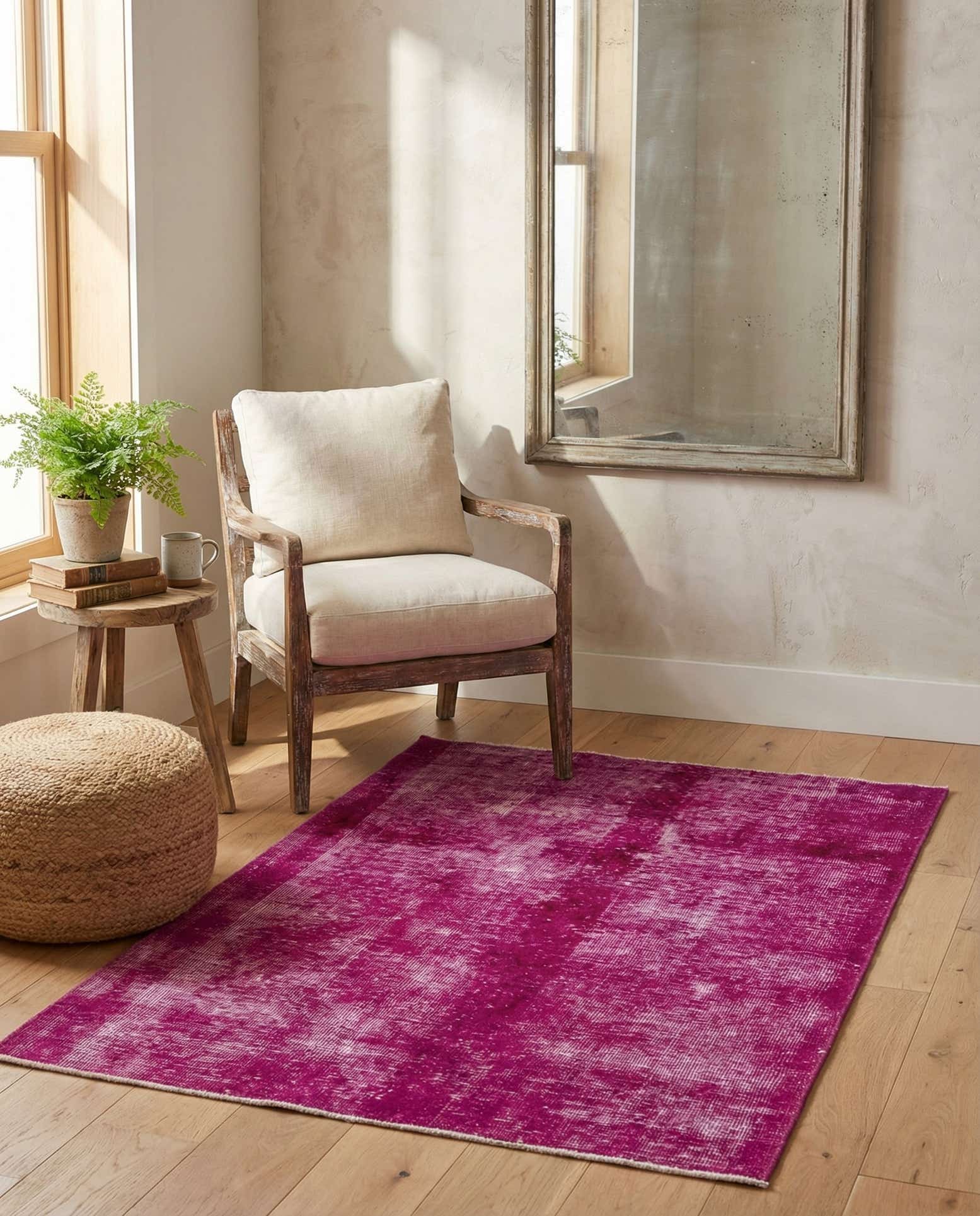 3' x 4' 7 Hand Knotted Ultra Vintage Persian Wool Rug