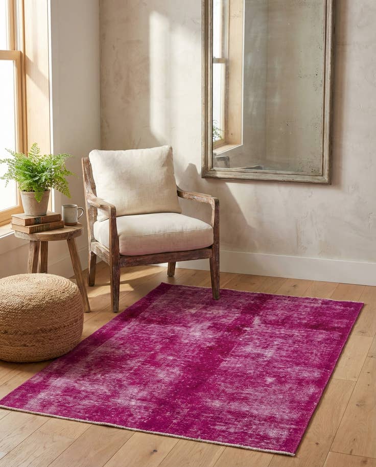 Detail image of 3' x 4' 7 Hand Knotted Ultra Vintage Persian Wool Rug