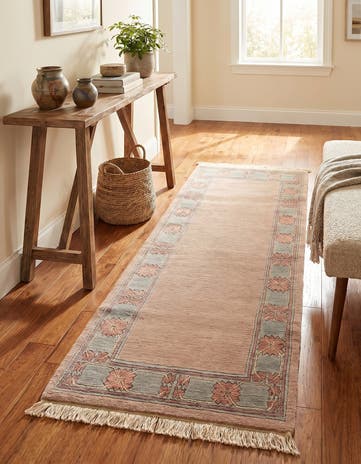 3' 1 x 5' 10 Hand Knotted Nepal Wool Runner Rug