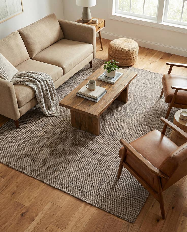 Detail image of 6' x 9' Easy-Clean Solid Indoor / Outdoor Rug
